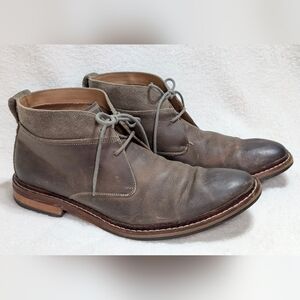 Cole Haan Men's Brown Williams Welt Leather Chukka Boots, Size 12